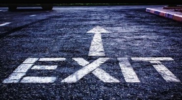 exit-leaving